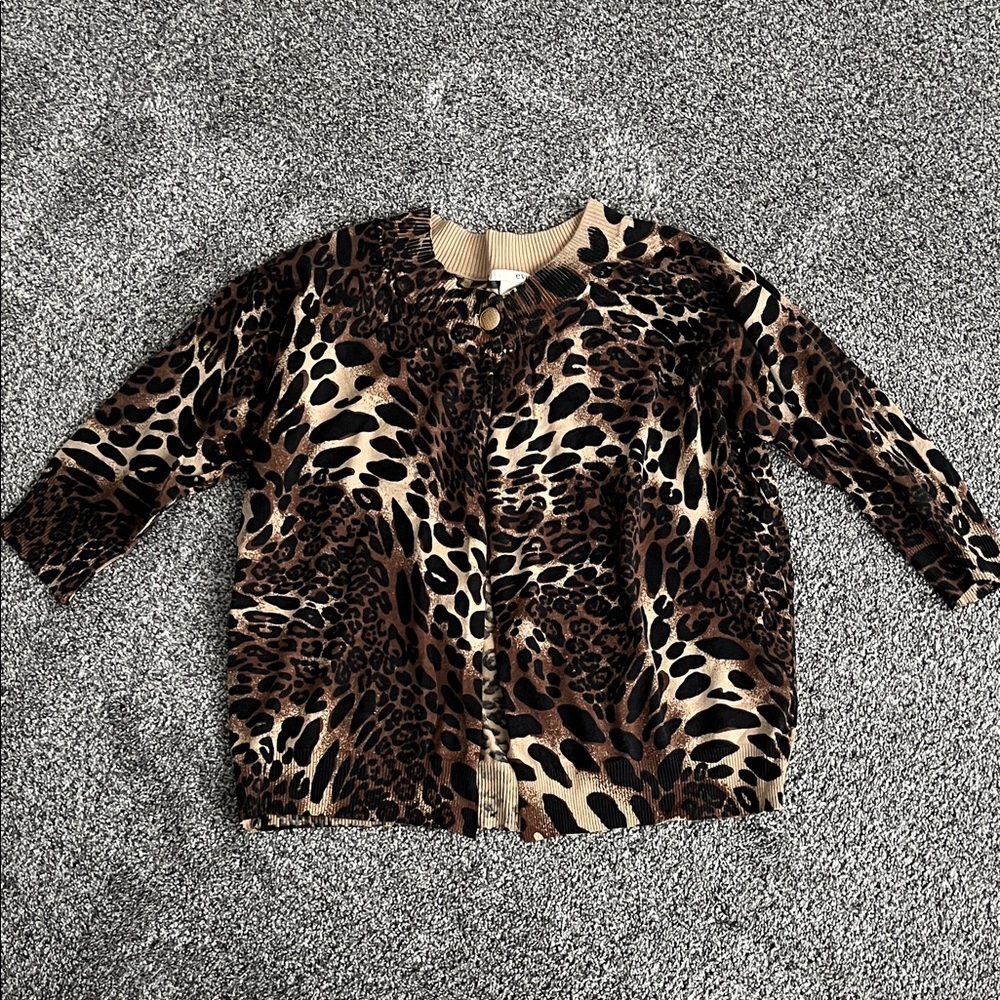 EVIE Beige and Black Knit Sweater